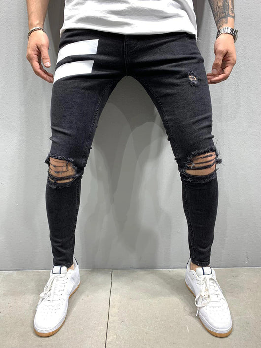 Pantalones Jogger Rotos para Niños con Cintura Elástica - Image 3