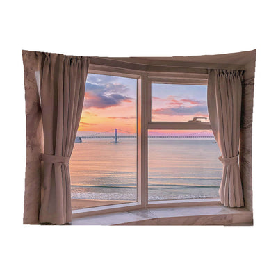 Tela de Fondo con Ventana Falsa y Paisaje 3D - Image 34
