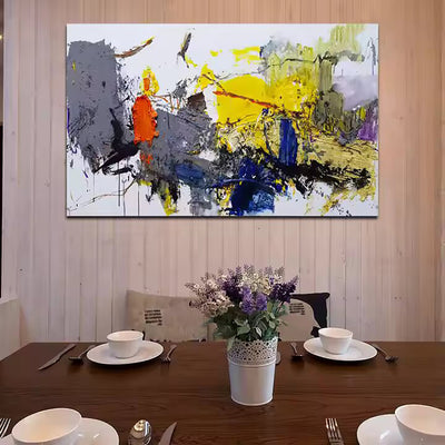 Cuadro Abstracto Moderno en Lienzo - Arte Texturizado Hecho a Mano para Sala de Estar - Image 11