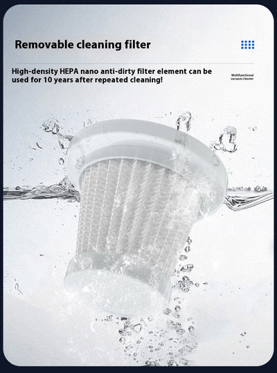 Aspiradora Portátil LED Multifunción para Hogar y Vehículos - Image 7
