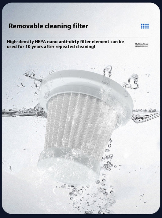 Aspiradora Portátil LED Multifunción para Hogar y Vehículos - Image 7