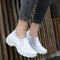 Zapatillas Casual para Mujer con Suela Gruesa - Tenis Cómodos para Senderismo y Aventura