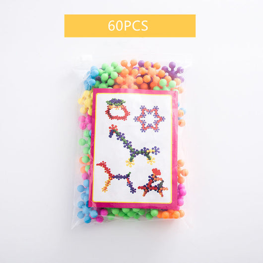 Bloques Flor de Ciruelo Juego de Copos de Nieve - Juguetes Educativos - Image 14
