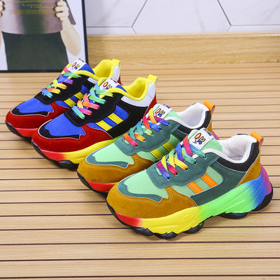 Zapatos Deportivos para Mujer con Plataforma Gruesa y Cordones Frontales - Image 7