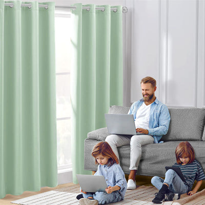 Cortinas Modernas Térmicas Bloqueadoras de Luz - Tela Gruesa Opaca Aislante - Image 17