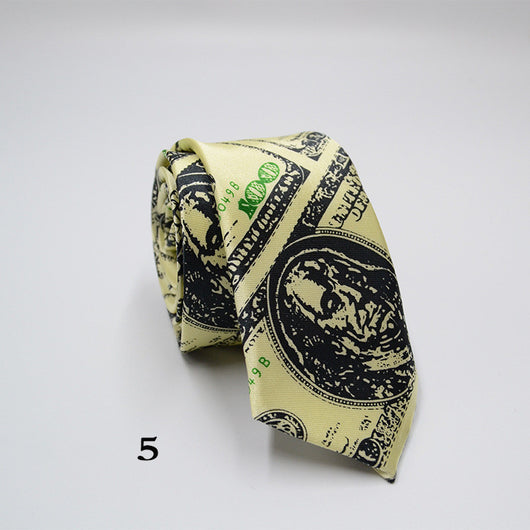Corbata Estampada Casual para Hombre - 5 cm Ancho Reducido - Image 5