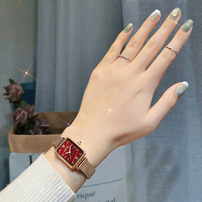 Reloj de Cuarzo para Mujer con Correa de Malla - Image 8