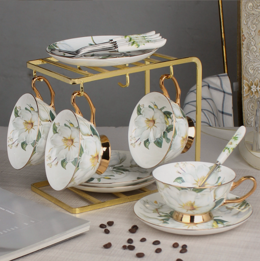 Juego de Tazas de Cerámica Europeas para Café - Image 16