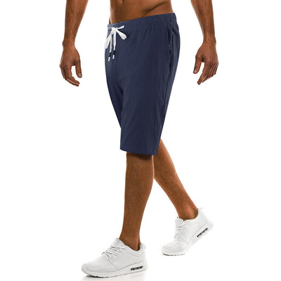 Pantalones Casuales de Algodón y Lino para Hombre - Image 12
