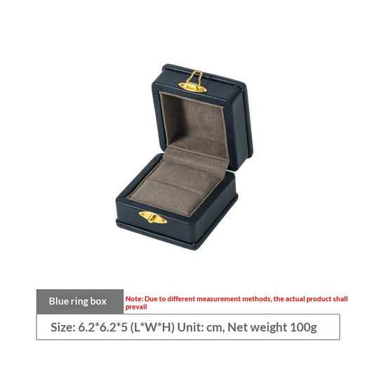 Anillo de Diamante Verde Esmeralda en Cuero Genuino con Caja de Presentación - Image 13
