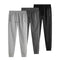 Calça de Moletom Coreana Slim Fit com Punhos Ajustados para Inverno