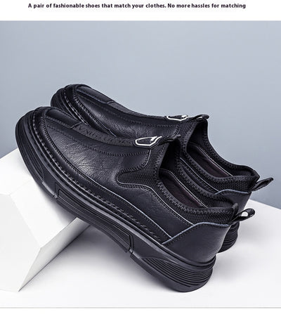 Zapatos Casuales de Hombre Lisos - Cómodos para Uso Diario - Image 20