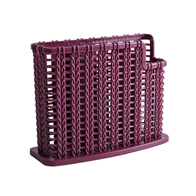 Caja Organizadora de Palillos Tejida con Diseño Calado - Image 5