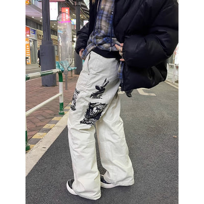 Jeans Hombre Estampado Hip Hop Primavera - Image 3