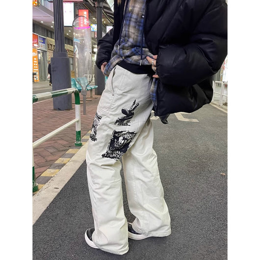 Jeans Hombre Estampado Hip Hop Primavera - Image 3