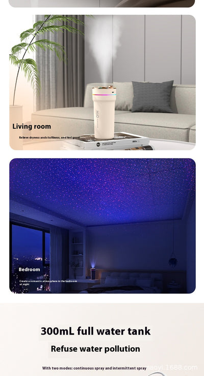 Humidificador de Auto Mini con Proyector Cielo Estrellado y Luz Ambiental - Image 15