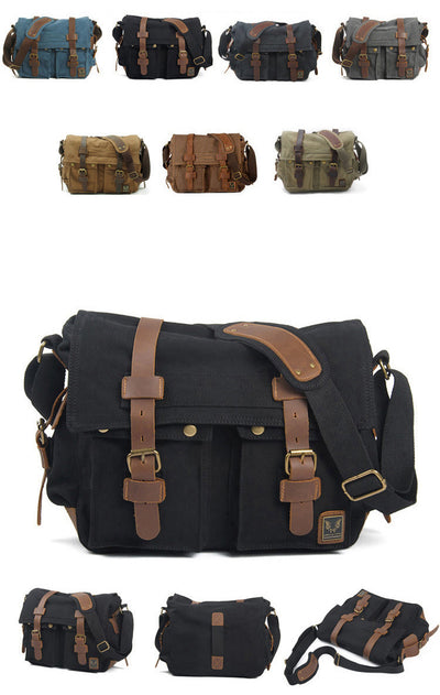 Bolsa Bandolera de Lona para Hombre - Image 22