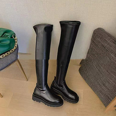 Botas Impermeables para Mujer con Suela Gruesa y Cierre Lateral - Image 3