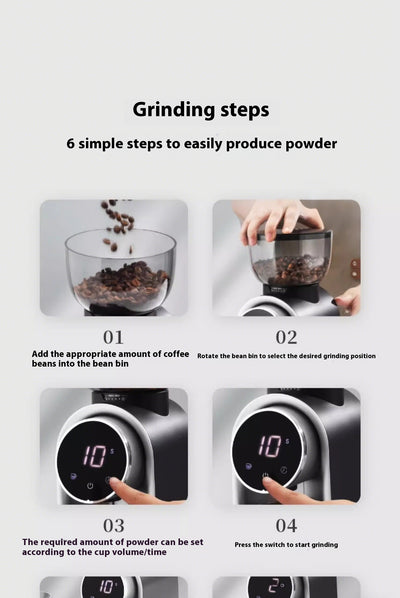 Molinillo de Café Eléctrico Inteligente con Báscula Integrada - Image 32