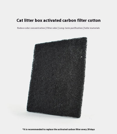 Filtros de Carbón Activado para Arenero Cerrado - Pack de 3 Piezas Desodorizante - Image 6