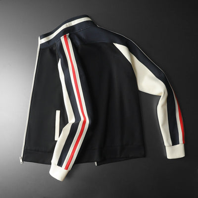 Cardigan Tipo Chamarra con Cuello de Pie para Hombre Talla Grande - Image 3