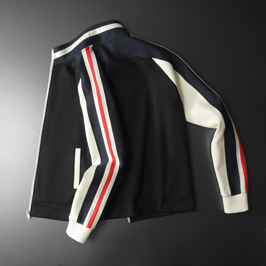 Cardigan Tipo Chamarra con Cuello de Pie para Hombre Talla Grande - Image 3