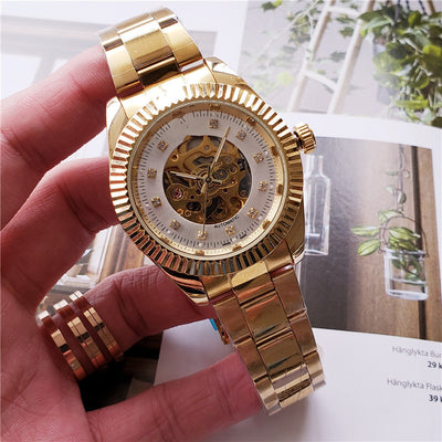 Reloj Mecánico Casual Hueco para Hombre - Image 7