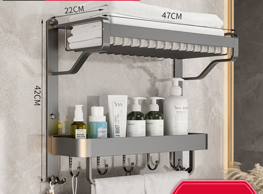 Organizador de Baño Mural Multicapa sin Perforaciones - Image 20