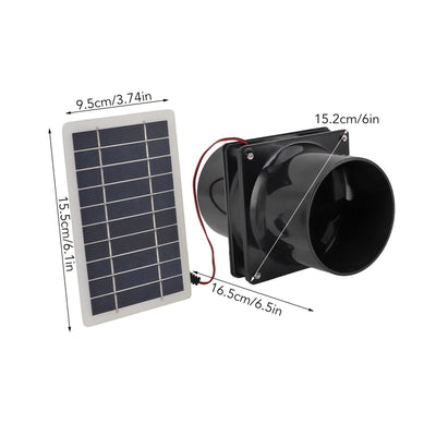 Extractor Solar Doble con Salida Impermeable - Image 3