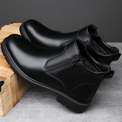 Zapatos Casuales Altos de Cuero para Hombre - Image 2