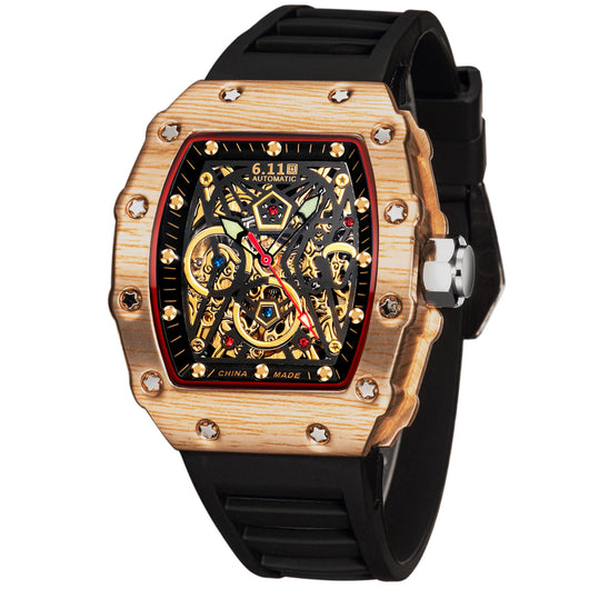 Reloj Automático Mecánico con Fondo Transparente - Image 4