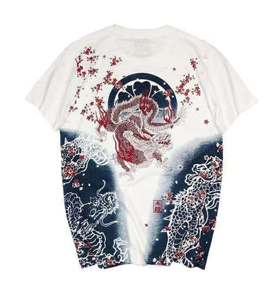 Playera Bordada para Parejas Estilo Coreano con Diseño Tatuaje