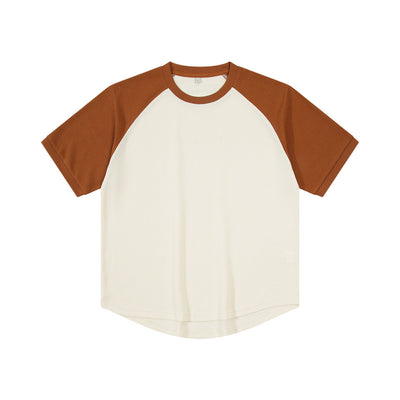 Playera Waffle Contraste Tallas Grandes Manga Corta - Image 7