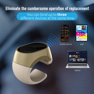 Anillo Ratón Bluetooth Multifuncional Portátil