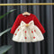 Vestido Infantil Manga Larga Primavera Otoño