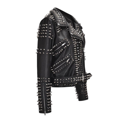Chaqueta Punk Rock con Tachuelas Pesadas - Image 12
