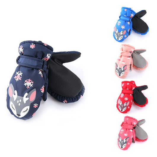 Guantes Térmicos Infantiles Diseño Ciervo Navideño