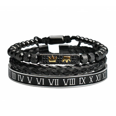 Pulsera Tejida con Cuentas de Piña y Cristales Micropavé - Image 9
