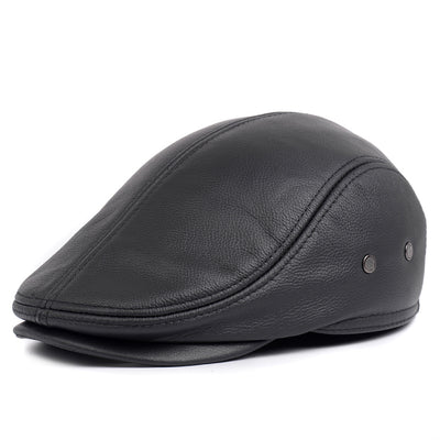 Sombreros de Cuero Casual para Hombre Maduro - Image 5