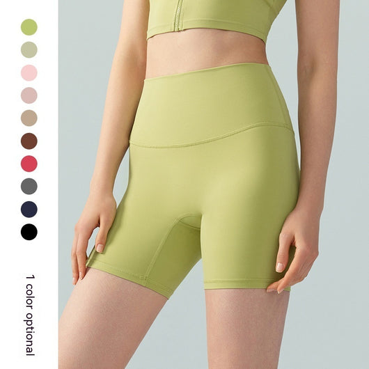 Shorts Deportivos Lycra para Yoga Mujer - Levanta Cadera, Cintura Alta y Protección Anti-Exposición