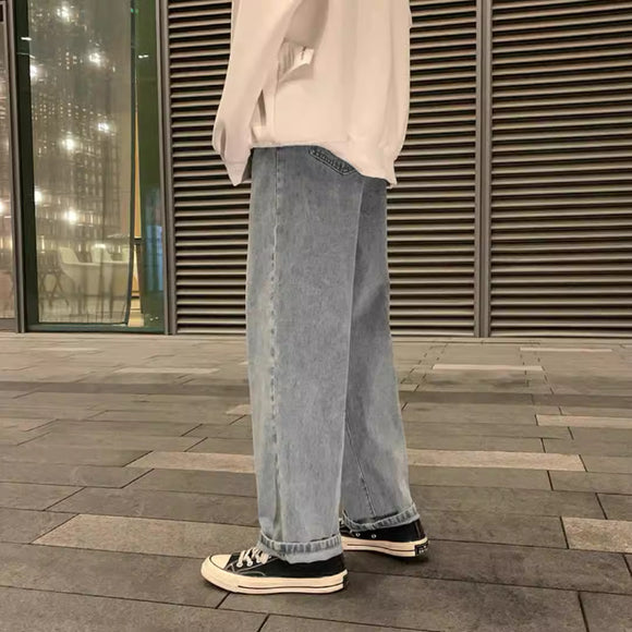 Pantalones Rectos Sueltos para Parejas - Estilo Trendy