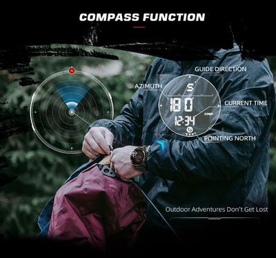 Reloj Inteligente Deportivo con Podómetro y Brújula - Image 13