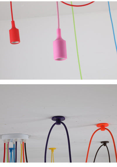 Lámpara Araña Floral Multibrazo Estilo Nórdico - Diseño Minimalista - Image 22