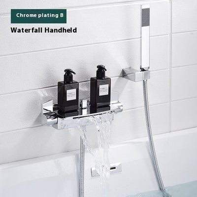Juego de Ducha con Grifo de Cascada para Bañera - Image 7
