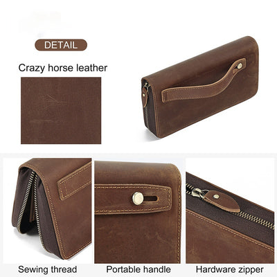 Billetera de Cuero Genuino Larga para Hombre - Image 10