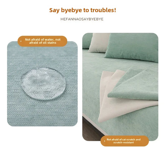 Funda Protectora de Sofá Impermeable Antiarañazos en Chenilla - Cobertor Universal Antideslizante - Image 6