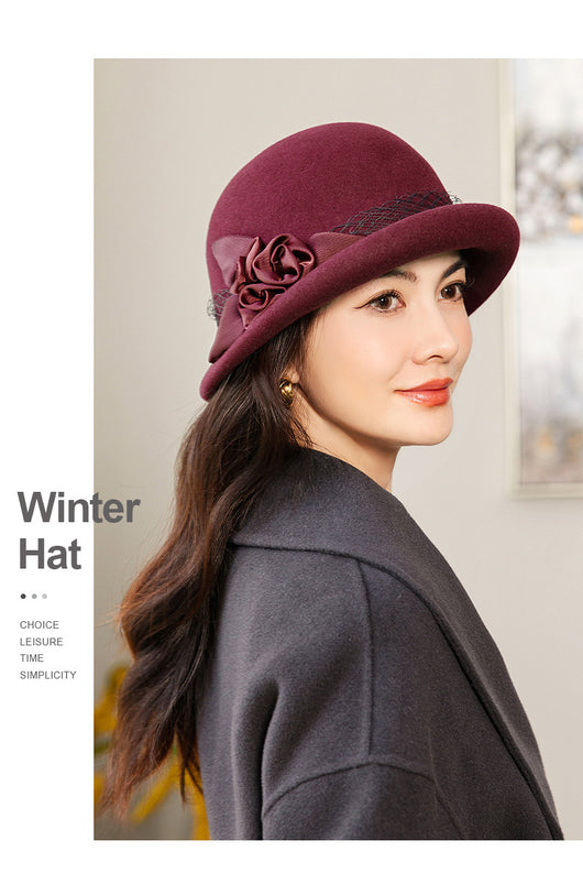 Gorro de Lana Retro para Mujer - Estilo Clásico Basin - Image 14