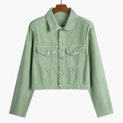 Chaqueta Denim Suelta Casual Trendy para Mujer - Image 10