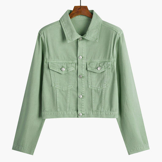 Chaqueta Denim Suelta Casual Trendy para Mujer - Image 10
