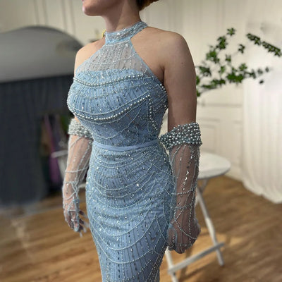 Vestido Largo de Lujo Pearl con Caída Elegante - Image 28